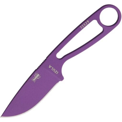 ESEE ISPURPBLK Izula Neck Purple Fixed Blade Knife -Buck Knives Shop 207271 207300