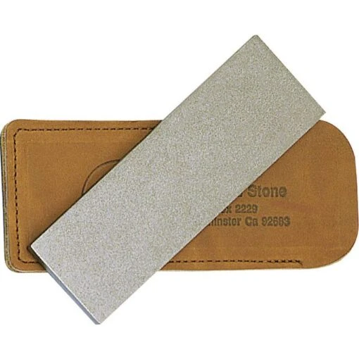 Eze-Lap 66F Diamond Sharpening With With Leather Storage Pouch -Buck Knives Shop 309059 309064